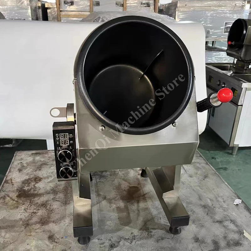 آلة طهي الطعام الأوتوماتيكية، روبوت، مطعم وجبات سريعة، مقلاة أرز مقلي، روبوت طهي ذكي للتقليب