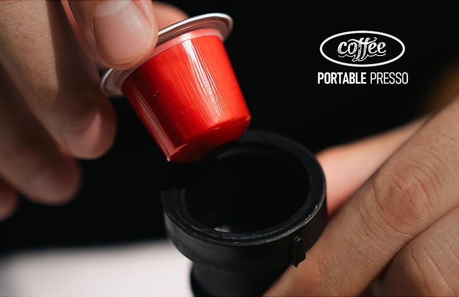 Cafelffe 3 In1 Portable Coffee Machine Hot/Cold Water Manual Espresso Maker For Capsule & Ground Hand Press Brewer hiking Travel