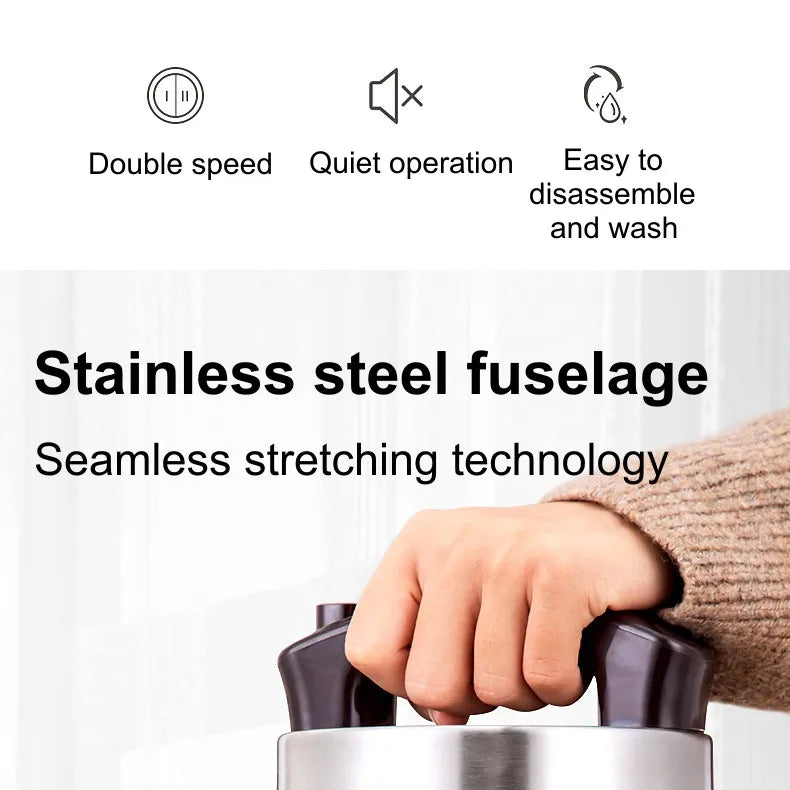 6L Electric Meat Grinders Food Crusher 6S Stainless Steel Multifunctional Vegetable Slicer Processor Chopper Kitchen Appliances