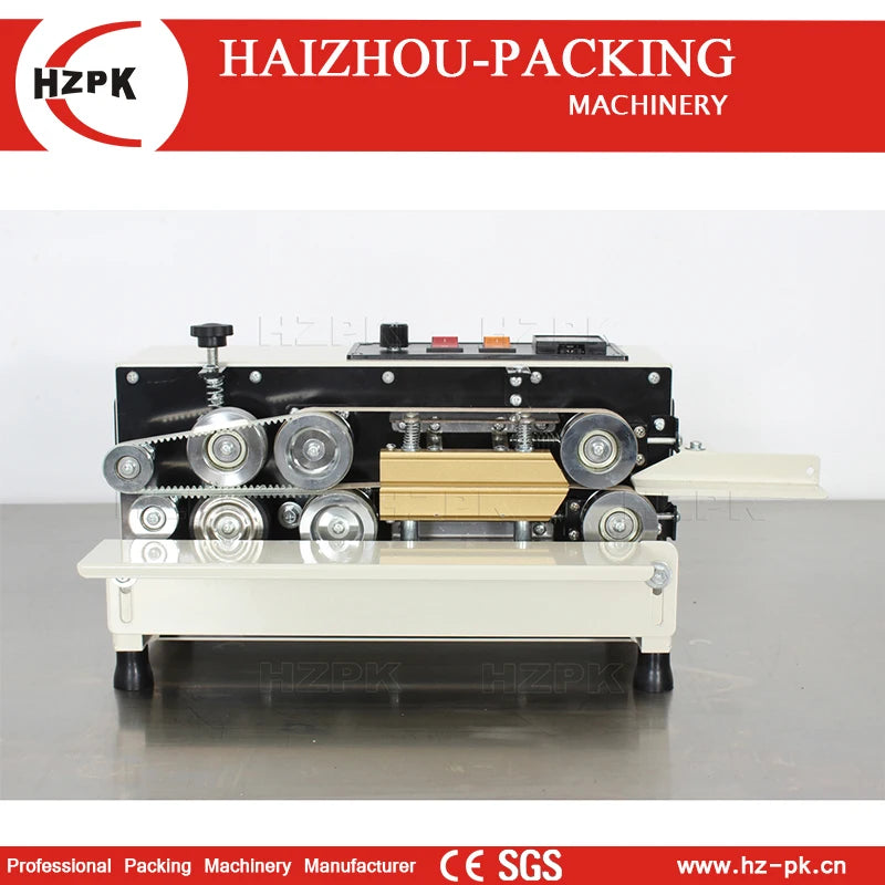 ماكينة تغليف الأكياس الصغيرة HZPK MINI، ماكينة لحام الأكياس البلاستيكية، سهلة التشغيل، توضع على سطح الطاولة، طراز FR-400