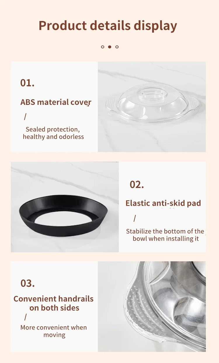 5L Electric Meat Grinders Multifunctional 304 Stainless Steel Food Crusher Vegetable Slicer Chopper Mincer Baby Food Processor