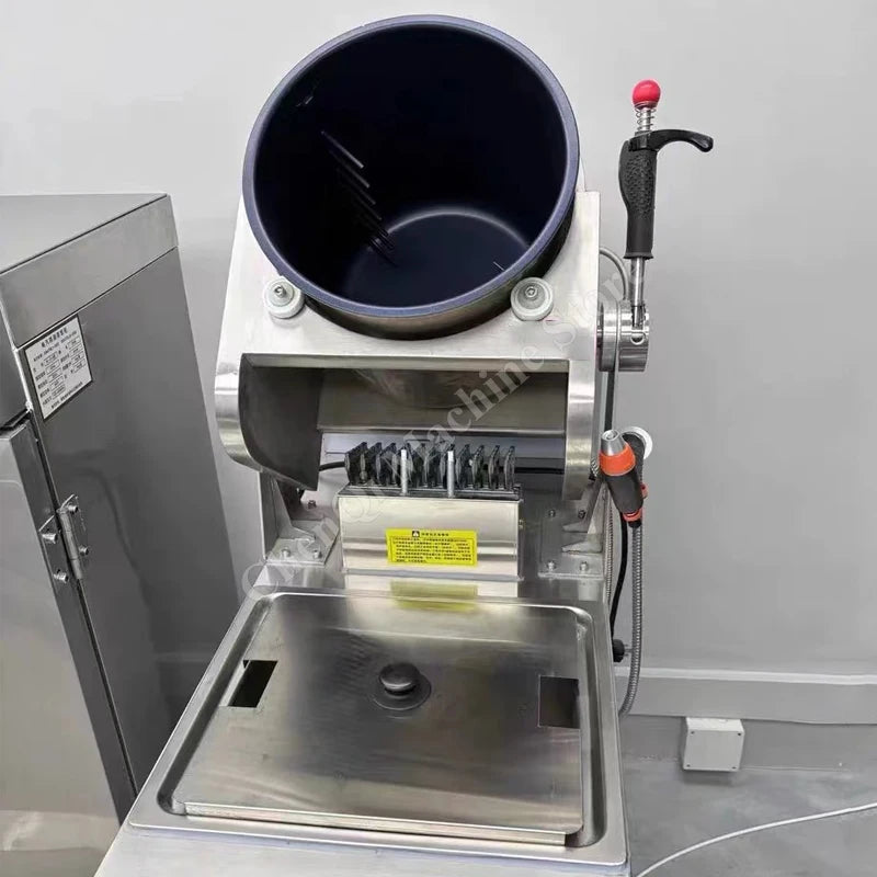 آلة طهي الطعام الأوتوماتيكية، روبوت، مطعم وجبات سريعة، مقلاة أرز مقلي، روبوت طهي ذكي للتقليب