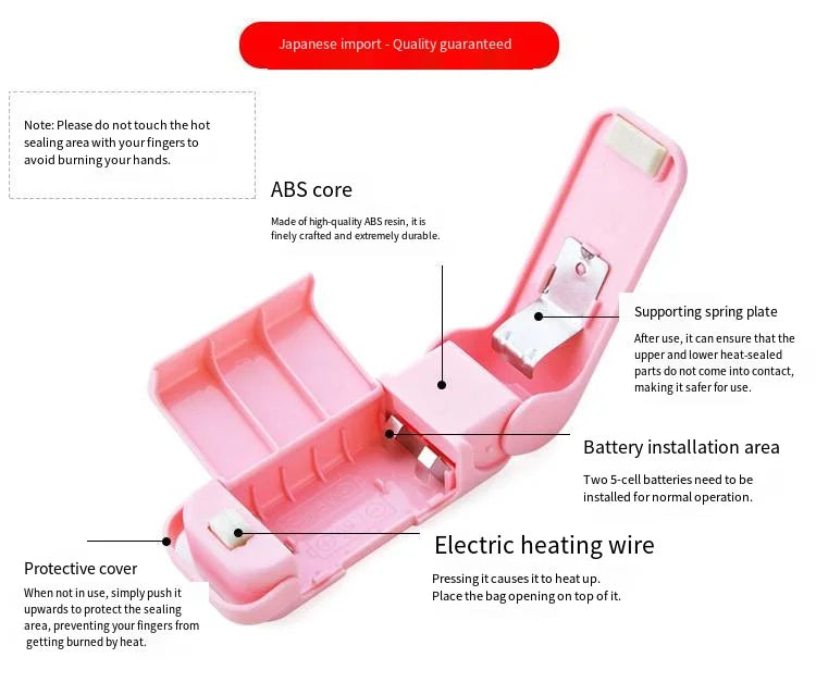آلة تغليف صغيرة قابلة لإعادة الشحن عبر منفذ USB، مانعة للتسرب الحراري، أكياس تخزين، عبوات بلاستيكية، مانعة للتسرب الحراري للأطعمة، محمولة باليد