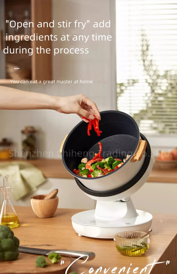 Electric Cooking Machine Fully Automatic Intelligent  Machine Household Cooking Robot Wok Kitchen Special Cooking Machine
