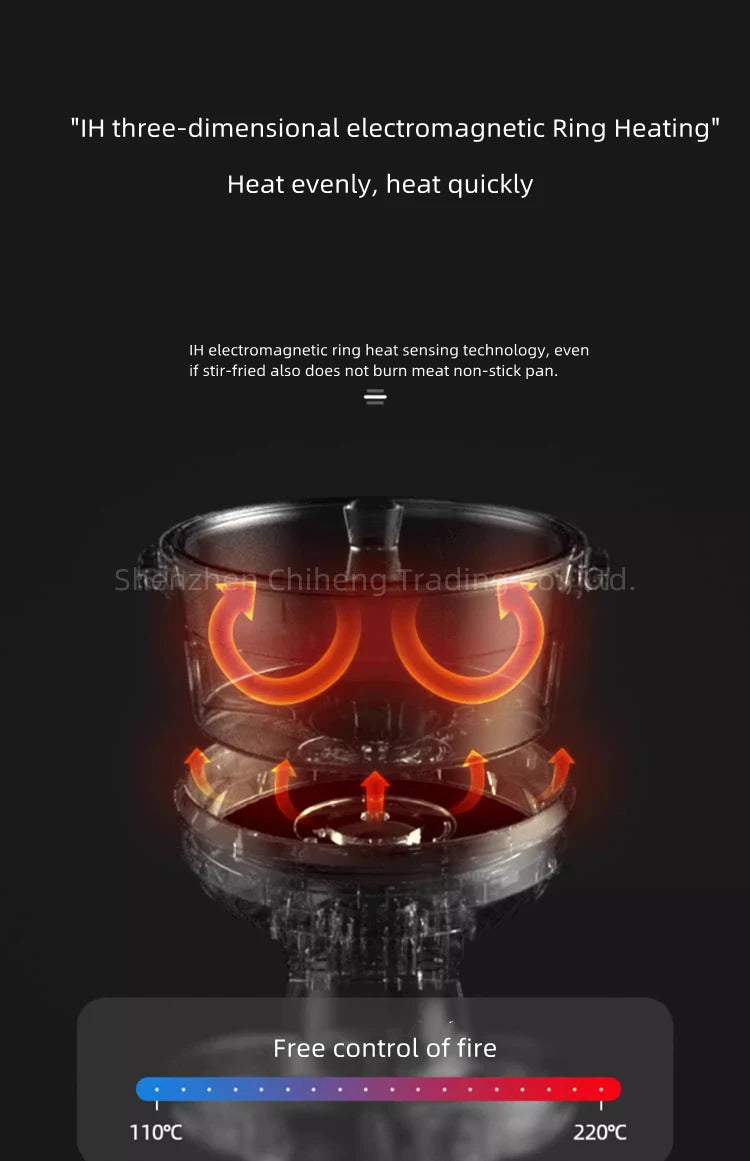 Electric Cooking Machine Fully Automatic Intelligent  Machine Household Cooking Robot Wok Kitchen Special Cooking Machine