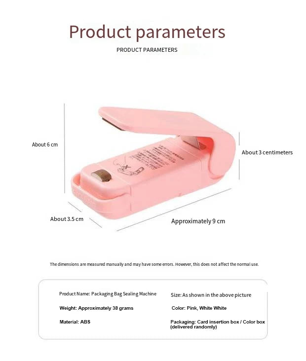 آلة تغليف صغيرة قابلة لإعادة الشحن عبر منفذ USB، مانعة للتسرب الحراري، أكياس تخزين، عبوات بلاستيكية، مانعة للتسرب الحراري للأطعمة، محمولة باليد