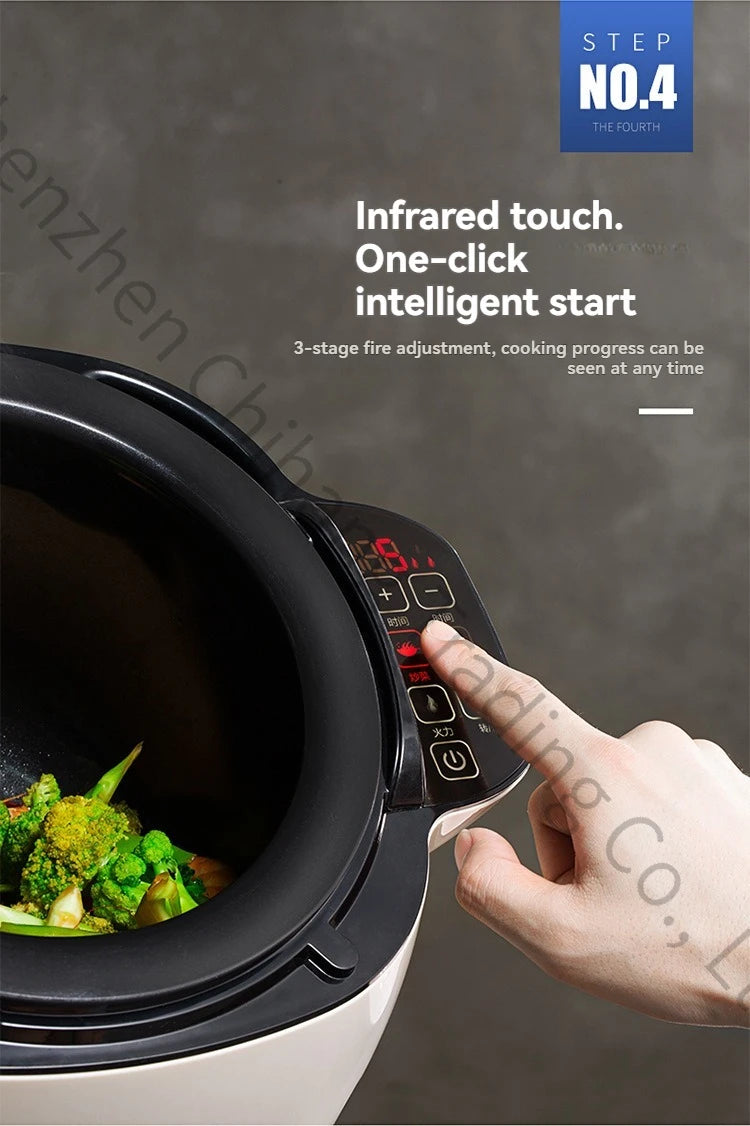 Electric Cooking Machine Fully Automatic Intelligent  Machine Household Cooking Robot Wok Kitchen Special Cooking Machine