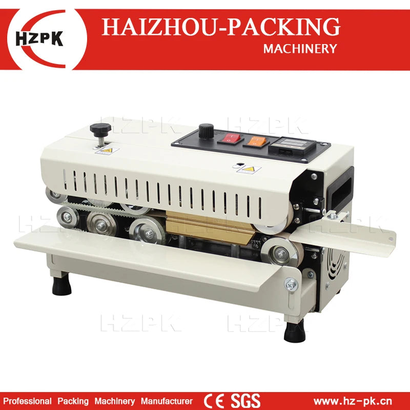 ماكينة تغليف الأكياس الصغيرة HZPK MINI، ماكينة لحام الأكياس البلاستيكية، سهلة التشغيل، توضع على سطح الطاولة، طراز FR-400