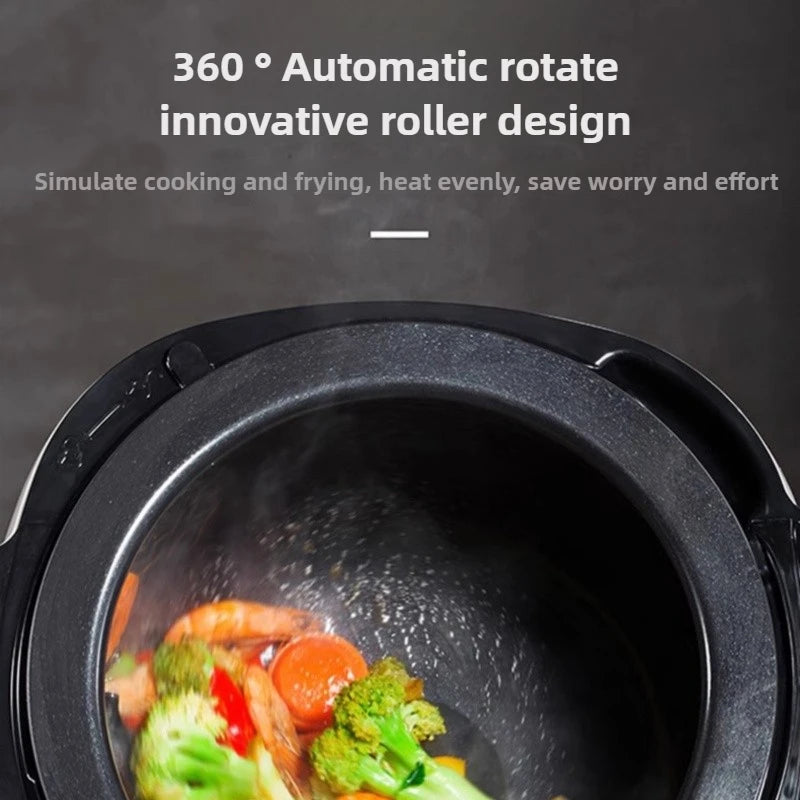 جهاز طهي ذكي متعدد الوظائف، يعمل بجهد 220 فولت وسعة 6 لترات، يدور 360 درجة، مناسب للمطبخ المنزلي، بقوة 2000 واط.