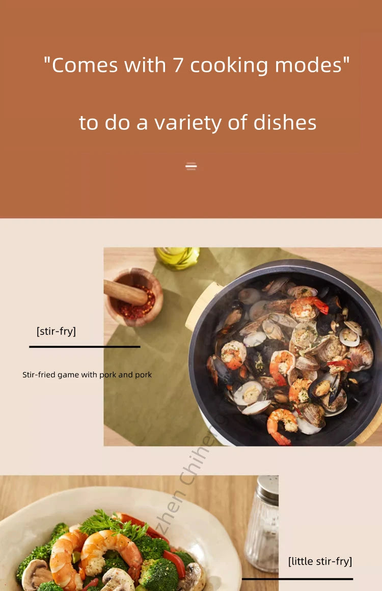 Electric Cooking Machine Fully Automatic Intelligent  Machine Household Cooking Robot Wok Kitchen Special Cooking Machine