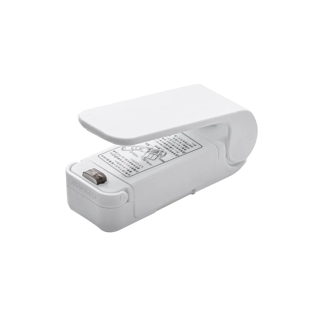 آلة تغليف صغيرة قابلة لإعادة الشحن عبر منفذ USB، مانعة للتسرب الحراري، أكياس تخزين، عبوات بلاستيكية، مانعة للتسرب الحراري للأطعمة، محمولة باليد