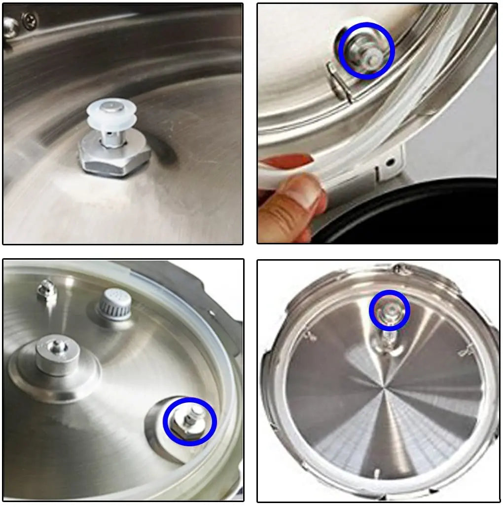 قطعتان من صمامات العوامة، 10 قطع من صمامات الإغلاق البديلة، صمام بخار عالمي لأجهزة طهي الضغط XL YBD60-100 PPC780 PPC770 PPC790
